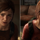 Ellie in the Last of Us PS5 stands next to Ellie in the Last of Us PS4.